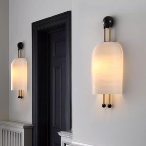 Lámpara de pared minimalista E27 Led 220V con control de interruptor para sala de estar, dormitorio, diseño nórdico - Product Image 4