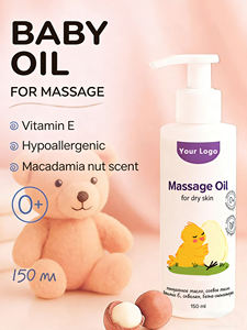 Huile de massage pour bébé ayurvédique naturelle 200 ml pour peaux sèches, apaisante, nourrissante, non toxique et sans produits chimiques, sans danger pour les bébés - Product Image 2
