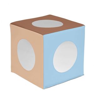 Blocs de construction empilables personnalisés en mousse souple et cuir PU, ensemble de blocs de construction DIY, jouet certifié sûr - Product Image 1