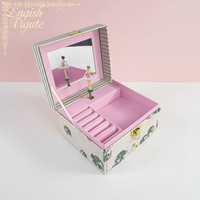 Caja de Música de Papel Ecológica con Logotipo Personalizado, Figura Giratoria y Espejo Integrado - Venta al Por Mayor de Fábrica OEM/ODM