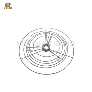 Tùy chỉnh-thực hiện 10inch 25cm trắng hiện đại bảng sàn Chụp đèn Chụp đèn Bộ dụng cụ Chụp đèn có thể tháo rời kim loại đèn bóng râm Dây Khung - Product Image 4