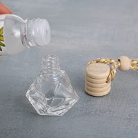 Pot en verre de marque Lvhuan avec logo personnalisé OEM, bouchon en bois, impression sérigraphique, modèle LH-122002