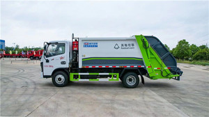 Dongfeng รถบรรทุกขยะ6M3 5m3สำหรับสุขาภิบาลรถเก็บขยะ - Product Image 2