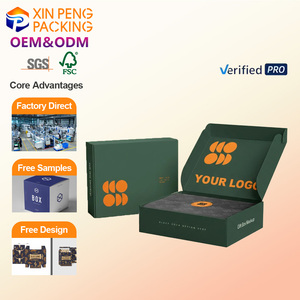 Caja de Regalo de Papel Kraft Personalizada para Envíos Postales, Compostable, Color Marrón Corrugado, para Ropa y Prendas de Vestir, Tienda de Comercio Electrónico, 2026 XP OEM - Product Image 1
