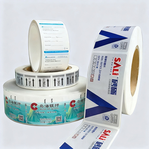 Factory Sale Customizable Logo Design PET Self Adhesive Paper <strong>Label</strong> <strong>Roll</strong>-shaped <strong>Label</strong> for Bottle and Bags - Product Image 2