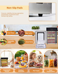 KR FD-08B perlengkapan rumah tangga, prosesor Pengering buah & sayuran elektrik 8 tingkat - Product Image 3