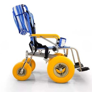 ARY MEDICAL Todo Terreno Manual Silla de ruedas de playa Carro acuático con neumáticos de globo para aventuras de arena y mar - Product Image 3