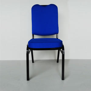 La Silla de oración de la Iglesia tapizada azul de diseño moderno de estilo portátil se puede personalizar - Product Image 1