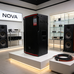 VAMAV NOVA AX15 Enceintes actives pleine gamme 15'' 1800W PEAK Système de sonorisation DJ Haut-parleur professionnel de scène Caja Del Altavoz - Product Image 3