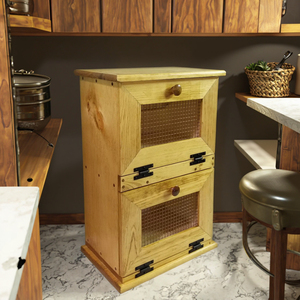 OEMレトロスタイル装飾オニオンビン食料品セクション付きフルーツ野菜収納スタンドとボウル家庭用野菜収納 - Product Image 6