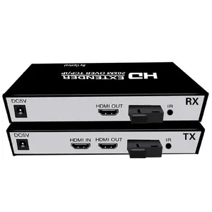 गर्म HDMI भरनेवाला 20Km फाइबर ऑप्टिकल केबल ए वी संचरण द्वारा hdmi ट्रांसमीटर रिसीवर TX RX के लिए PS3 एसटीबी पीसी डीवीडी करने के लिए टीवी प्रोजेक्टर