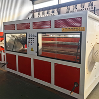 Machine de fabrication de barres et fils en PVC/UPVC entièrement automatique, extrudeuse à double vis à économie d'énergie avec pompe à roulement PLC