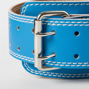 2023 High Quality Custom Weight Lifting Belt Leather Power Lifting Lever Gym Training Lever Belt Powerlifting Cowhide Belt - Product Image 1