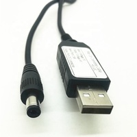 Werkseitig benutzer definierte 5V bis 12V Step-Up-DC-Wandler USB-DC-Kabel für die Strom versorgung