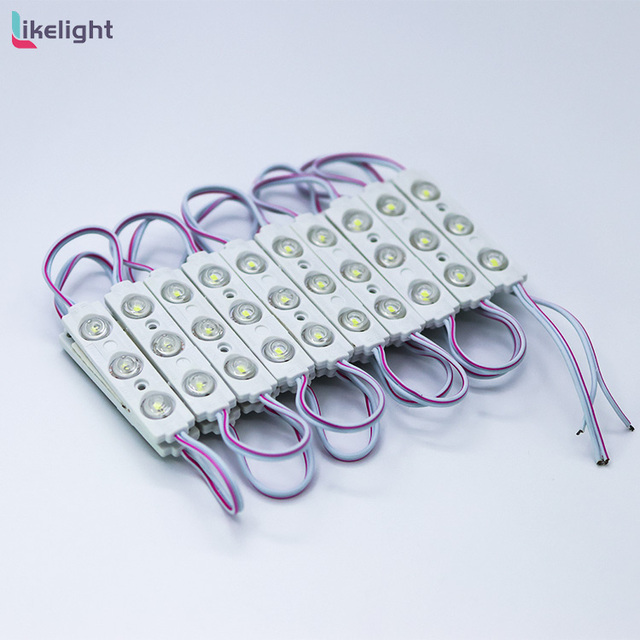 12V IP65 Waterproof RGB LED Module Light with 3PCS SMD2835 LEDs for Signboards and Advertising