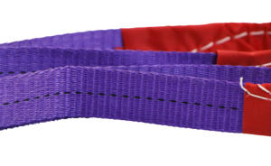 대형 화물 슬링의 공장 직접 판매. 1 톤의 리프팅 용량을 가진 나일론 슬링. - Product Image 5