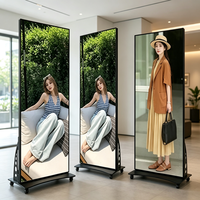 Écran d'affichage LED intérieur P1.53 P2 P1.86 P2, autoportant, avec contrôle par application, pour publicité intérieure.