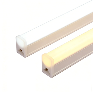 หลอดไฟ LED ประหยัดพลังงาน IP20 แสงขาวเย็น T5 แบบรวม PC <span class=keywords><strong>Plus</strong></span> PVC ขนาด 4 ฟุต 120 ซม. 1200 มม. 18w 20w ฝาครอบแบบขุ่น Ra80 ติดตั้งง่าย - Product Image 5