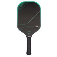 Raquette de pickleball RPM Jade 16 mm, noyau MPP allongé flottant, carbure de silicium, portable, légère, durable, surface rugueuse
