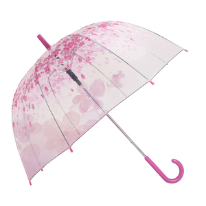 <span class=keywords><strong>Parapluie</strong></span> <span class=keywords><strong>Transparent</strong></span> Design Moderne LS, <span class=keywords><strong>Parapluie</strong></span> Princesse Fleur de Cerisier Japonais, Forme Dôme Transparente pour Filles, Vente en Gros - Product Image 3
