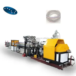 Sevenstars steel wire hose reinforced pipe frost resistant PVC pipe Extruder machine production line