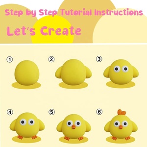 Kit d'argile sèche <span class=keywords><strong>à</strong></span> l'air pour enfants <span class=keywords><strong>pâte</strong></span> <span class=keywords><strong>à</strong></span> <span class=keywords><strong>modeler</strong></span> magique ultra légère et douce 12 boîtes ensemble d'argile modèle animal bricolage avec outils de sculpture et tutoriels - Product Image 6