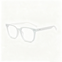 Lunettes anti-lumière bleue carrées rétro SM20021 - Monture légère en PC avec verres en résine transparente pour hommes et femmes