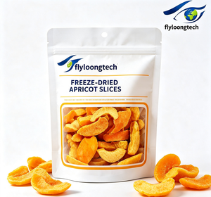 Fette di <span class=keywords><strong>Albicocca</strong></span> Liofilizzate Confezionate Singolarmente, Senza Additivi, Croccanti, Pronte da Mangiare, Snack di Frutta - Product Image 1