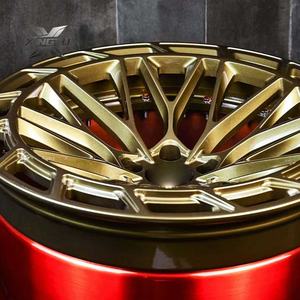 Ruedas forjadas XINGTU 5x112 galvanizadas rojas y doradas 5x114,3 5x120 <span class=keywords><strong>18</strong></span> 19 20 pulgadas llantas para <span class=keywords><strong>BMW</strong></span> E83 F10 <span class=keywords><strong>F11</strong></span> F12 F13 F20 F25 F26 - Product Image 4