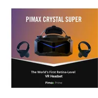 Casque VR Pimax Super Crystal Global First Retina Level avec écran virtuel de 80 pouces et lunettes 3D polarisées