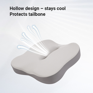 Cuscino Ergonomico in Memory Foam <span class=keywords><strong>per</strong></span> Sedia da Ufficio e Sedile <span class=keywords><strong>Auto</strong></span>, Supporto Ortopedico <span class=keywords><strong>per</strong></span> Coccige, Sciatica e Dolore Lombare - Product Image 3