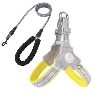 ハーネスセット犬の鎖反射ハーネス襟キャリアベストタイプストラップ耐久性と快適使用 - Product Image 4