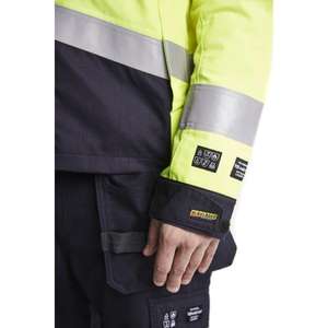 BLAKLADER - 408915123389XXL Chaqueta multinorm Inherent Hi-vis Amarillo/Azul Marino-EAN 7330509625972 ROPA DE TRABAJO RESISTENTE A LLAMAS - Product Image 4
