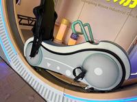 Équipement de terrain de jeux intérieur, équipement d'amusement circulaire à roulettes, manèges lumineux MIZONE pour enfants pour s'amuser