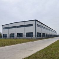 Bâtiment d'entrepôt préfabriqué moderne à grande portée pour une logistique et une distribution efficaces