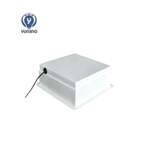 Plafonnier LED encastré carré 26W 300x300mm 6000K IP65 étanche pour salle blanche / usine alimentaire / chambre de décontamination