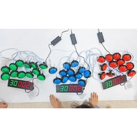 Carnaval stand agilité interactive led lumière colorée vitesse et réflexe jeu d'entraînement de réaction de combat pour enfants et adultes