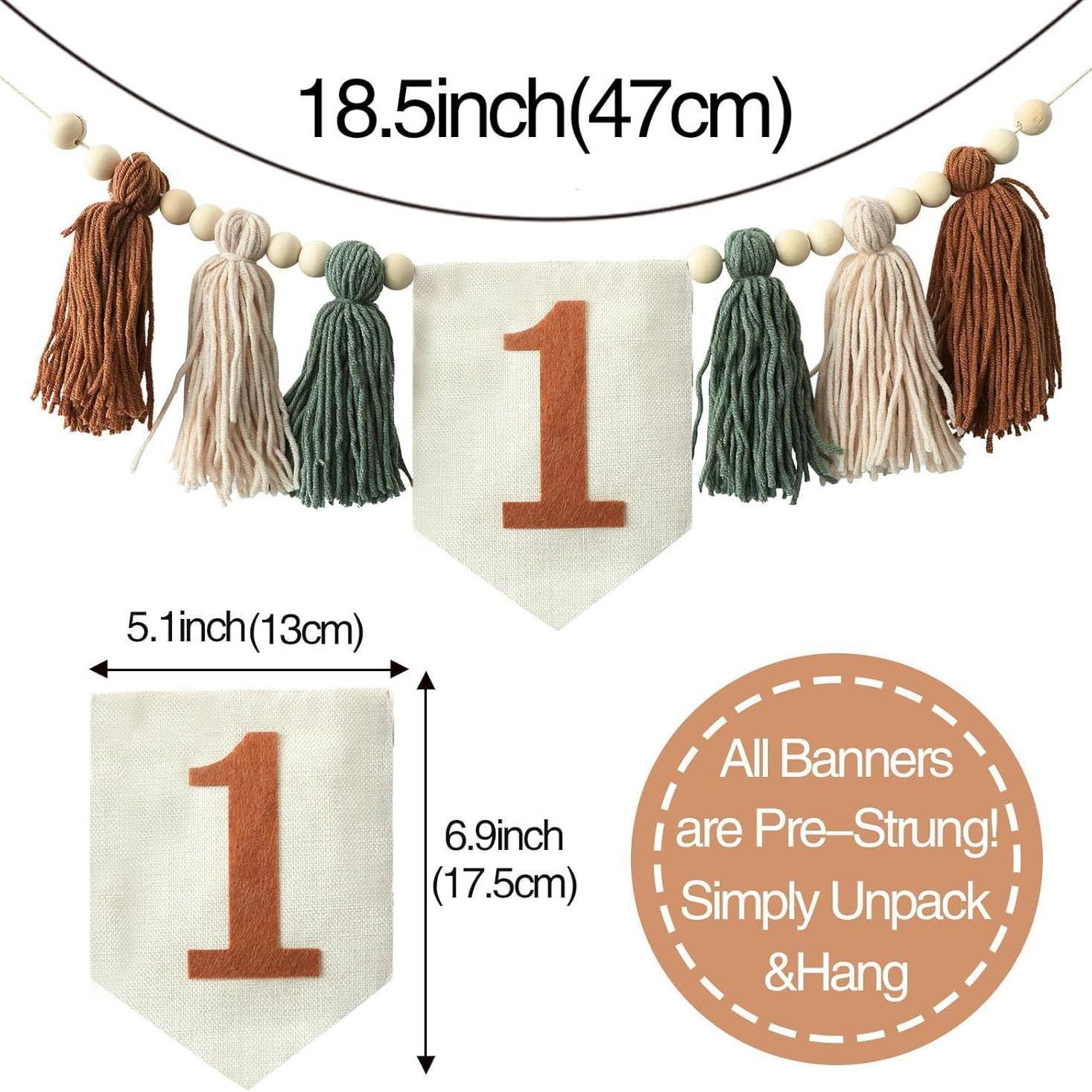 Riz brun et bannière verte