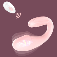 Großbestellung Tragbarer Slip-Vibrator - Großhandel 10 Modi, Wiederaufladbarer ABS Wasserdichter Teddybär-Vibrator Vibrierende Unterwäsche