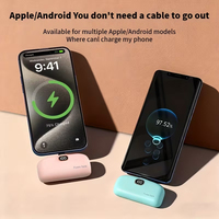 Mini batterie externe au lithium 5000 mAh haute capacité Type-C pour une charge rapide du téléphone, portable pour l'extérieur, sortie de puissance