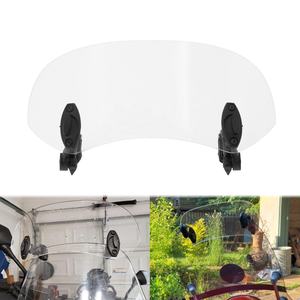 Déflecteur <span class=keywords><strong>de</strong></span> <span class=keywords><strong>Pare</strong></span>-<span class=keywords><strong>Brise</strong></span> <span class=keywords><strong>de</strong></span> <span class=keywords><strong>Moto</strong></span> Fumé/Clair <span class=keywords><strong>Extension</strong></span> <span class=keywords><strong>de</strong></span> <span class=keywords><strong>Pare</strong></span>-<span class=keywords><strong>Brise</strong></span> Réglable Universelle pour KAWASAKI pour Honda pour BMW pour Harley - Product Image 6