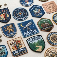 Écussons brodés personnalisés à faire soi-même, décoratifs pour vêtements, badges à coudre ou thermocollants pour jeans, vestes, chapeaux