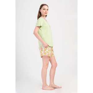 Ensemble élégant pour femme avec veste courte à col rond et manches courtes, idéal pour tous les jours - Product Image 2