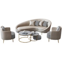 Ensemble de chaises irrégulières en cuir véritable pour divers espaces pour salons de beauté hôtels salons réception réunions magasins de vêtements