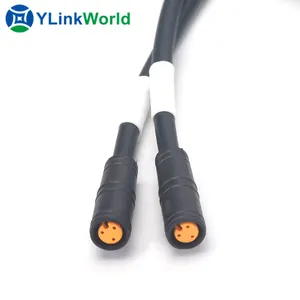 OEM M6 Mini Cable Enchufe 2 3 4 5 6 Pin IP65 IP66 IP67 IP68 DC Producto Inteligente Bicicleta Eléctrica Conector Impermeable