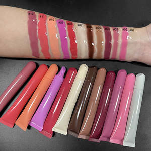 Gloss à lèvres volumateur personnalisé MLM, teinte liquide brillante avec logo personnalisé, huile hydratante minérale pour les lèvres - Product Image 3