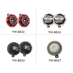 Haut-parleur de sirène 3 voies HONGLILAI pour voitures, étanche, électrique, universel, accessoire en aluminium, remplacement 12V - Product Image 4