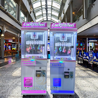 BON PROFIT Push To Win Toy Arcade Game Machine Loterie Prize Lucky Wheel Clip Game Machine à vendre