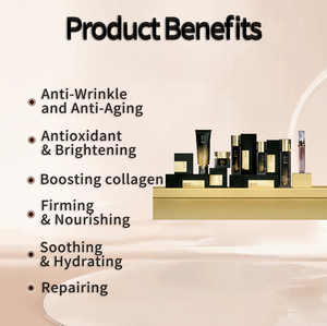 Set di Cura della Pelle Naturale alla Camelia con Marchio Privato, Idratante per il Viso con Acido Ialuronico, Vitamina C e Niacinamide Organica - Product Image 4