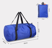 Sac de rangement de voyage en nylon léger de grande capacité Sacs de voyage polochon de voyage pliables et imperméables avec logo personnalisé